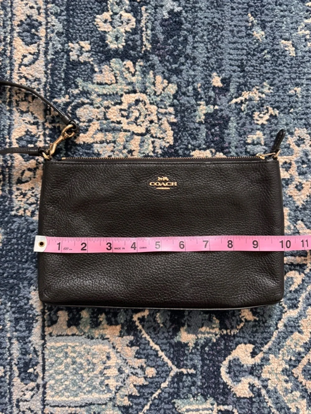 Coach Large Pebbled Wristlet - Picture 12 of 16